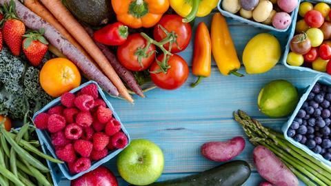 Eat more veggies, fruits, and whole grains