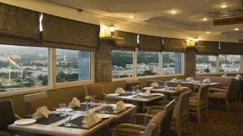 The iconic revolving restaurant in CP