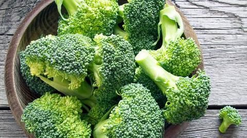 Tiger includes a bowl full of broccoli in his diet